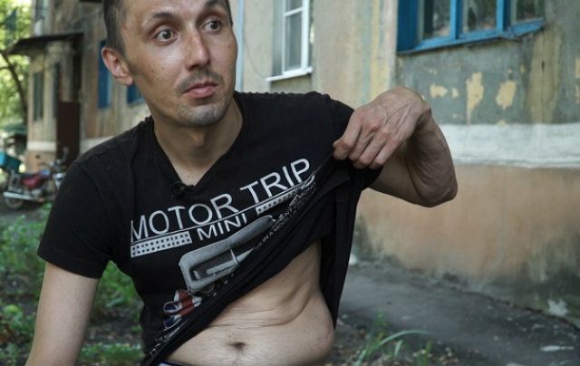 Журналісти показали полоненого "спецв'язниці" СБУ