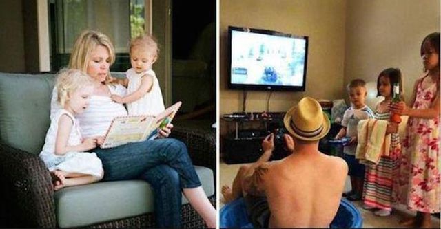 Сьогодні в Україні – День батька. 5 фото про різницю у вихованні мами і тата - фото 104056