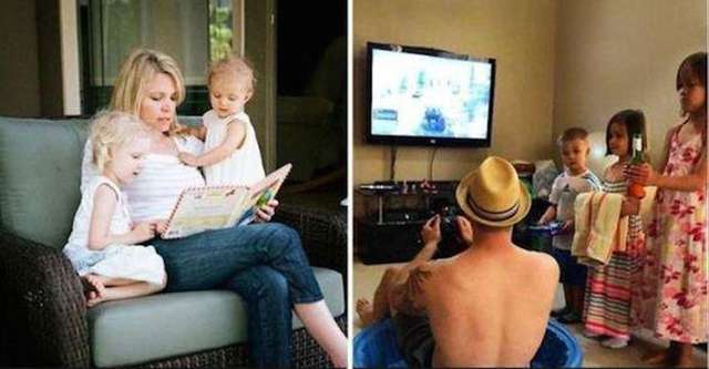 Сьогодні в Україні – День батька. 5 фото про різницю у вихованні мами і тата - фото 104056