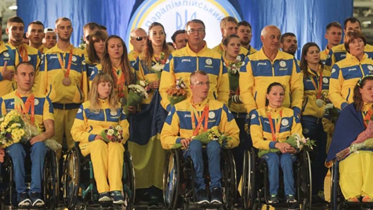 Українських паралімпійців зустріли у Борисполі - фото 1