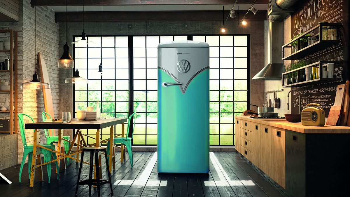 Холодильник за дизайном нагадує хіппімобіль - фото 1