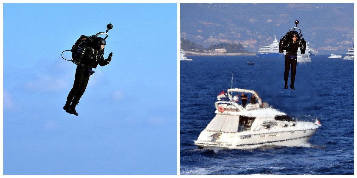 Транспорт майбутнього: опубліковано відео випробувань "реактивного ранця"