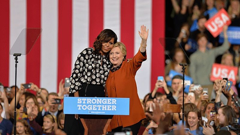 Мішель Обама та Гілларі Клінтон - фото 1