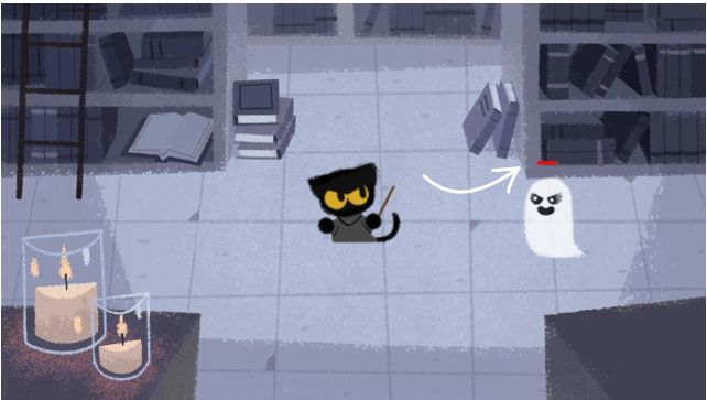 Google створив милу гру з нагоди Хеловіна