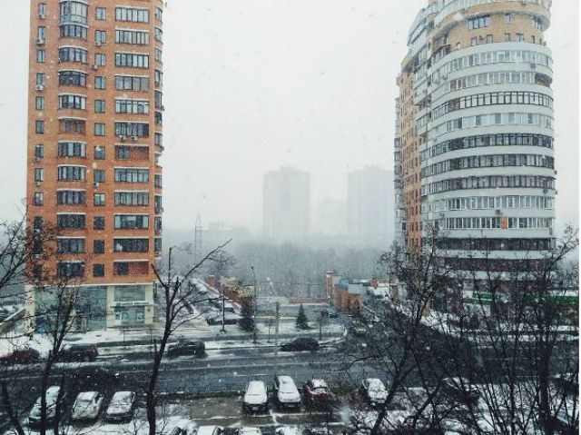 Як Харків замело першим снігом