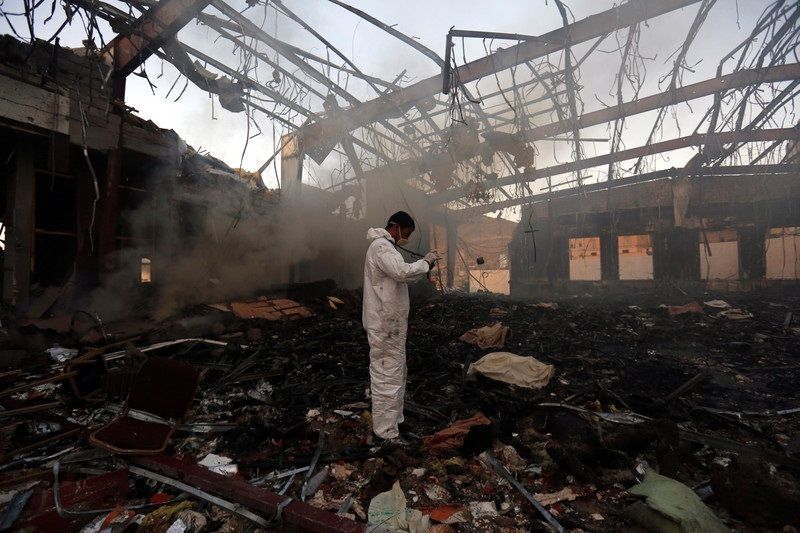 Атака на учасників траурної церемонії - фото 1