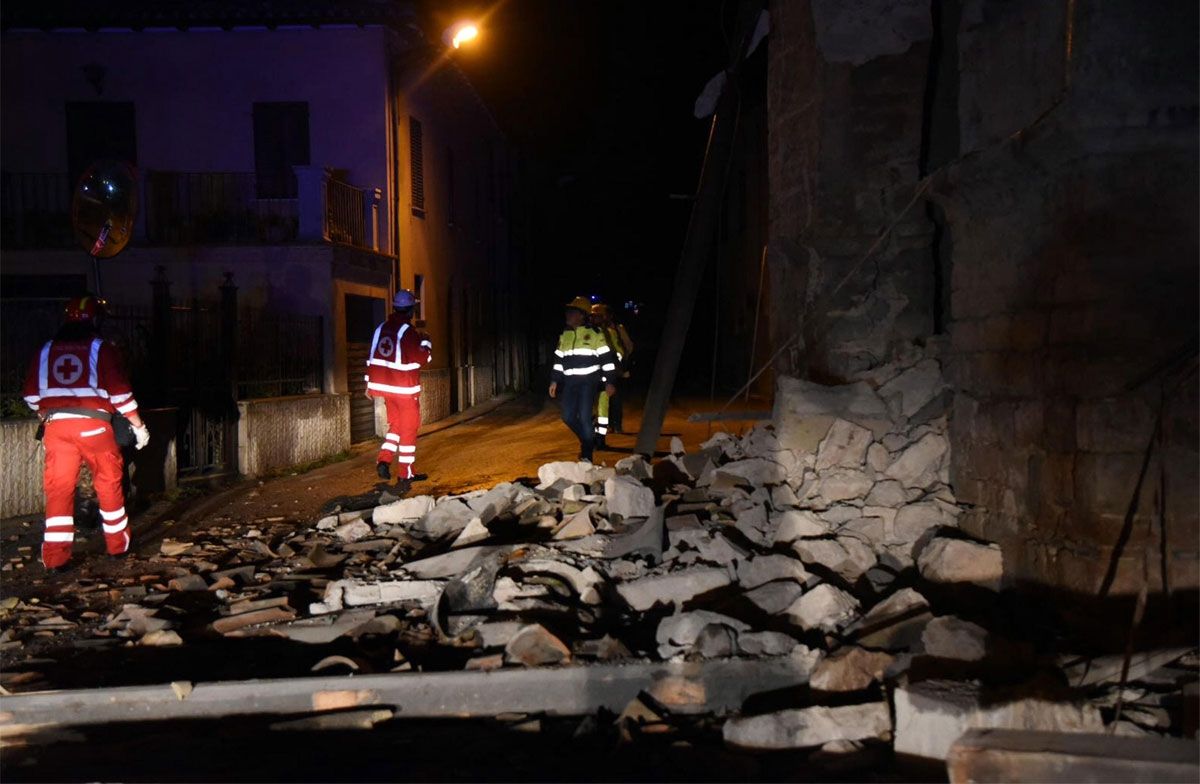 В Італії стався третій за добу сильний землетрус
