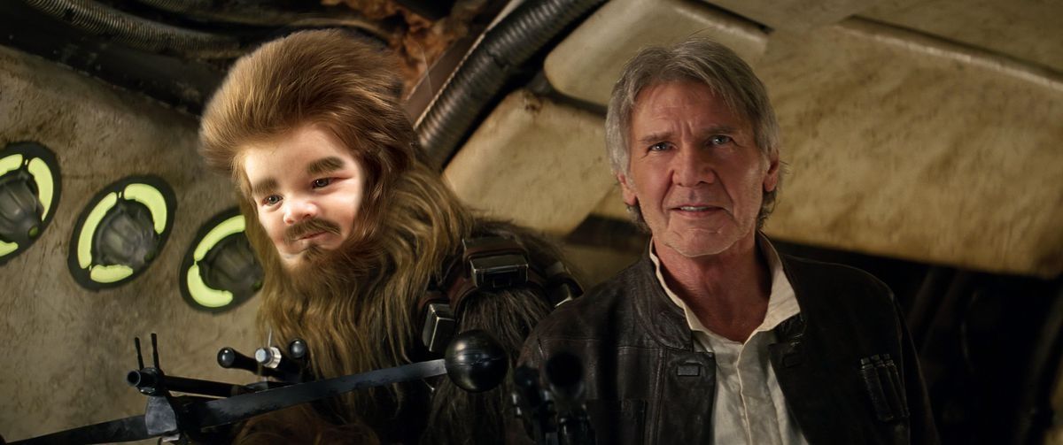 Чубакка чи Джокер – малюк із розкішною шевелюрою став героєм кумедних мемів