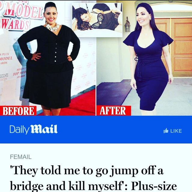 Розкішна модель plus-size схудла на 108 кг: до і після - фото 111457