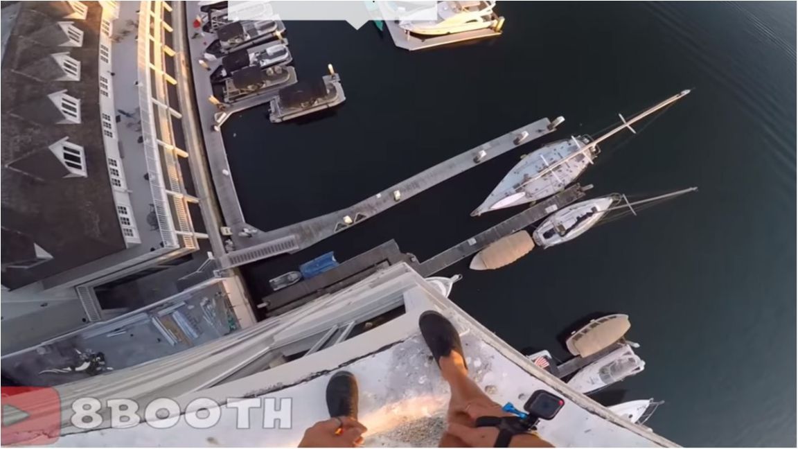 Відчайдушний стрибок підірвав мережу: екстремальне відео