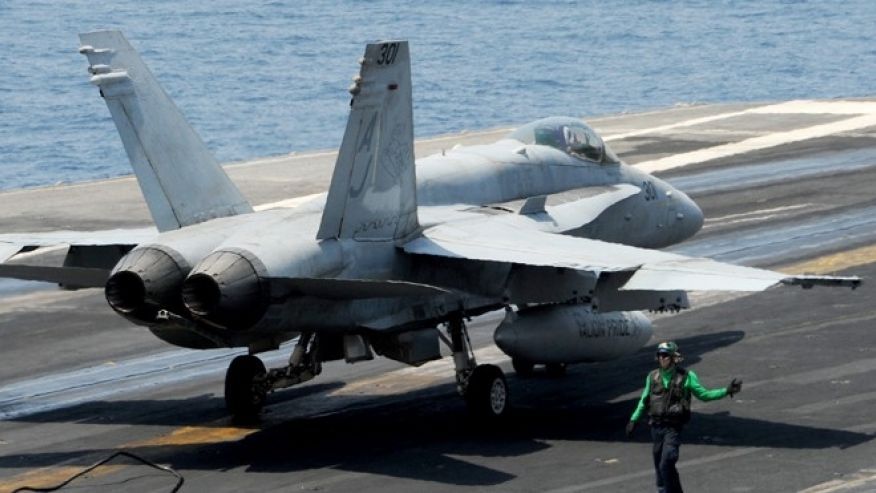 У США зіткнулися два винищувачі