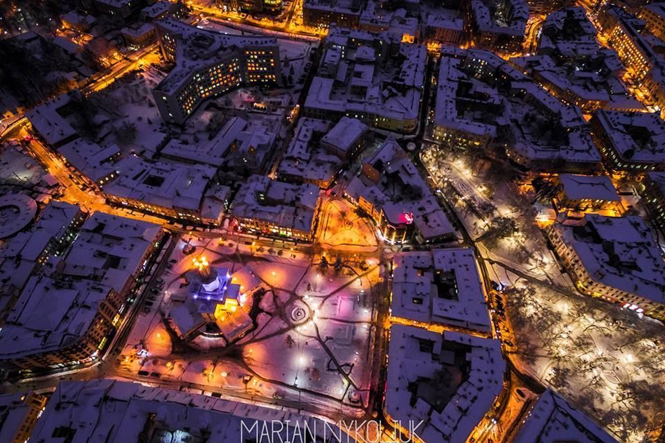 Засніжений Франківськ - фото 1