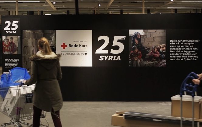 IKEA створила зворушливу інсталяцію про домівки в Сирії, які зазнали бомбардувань