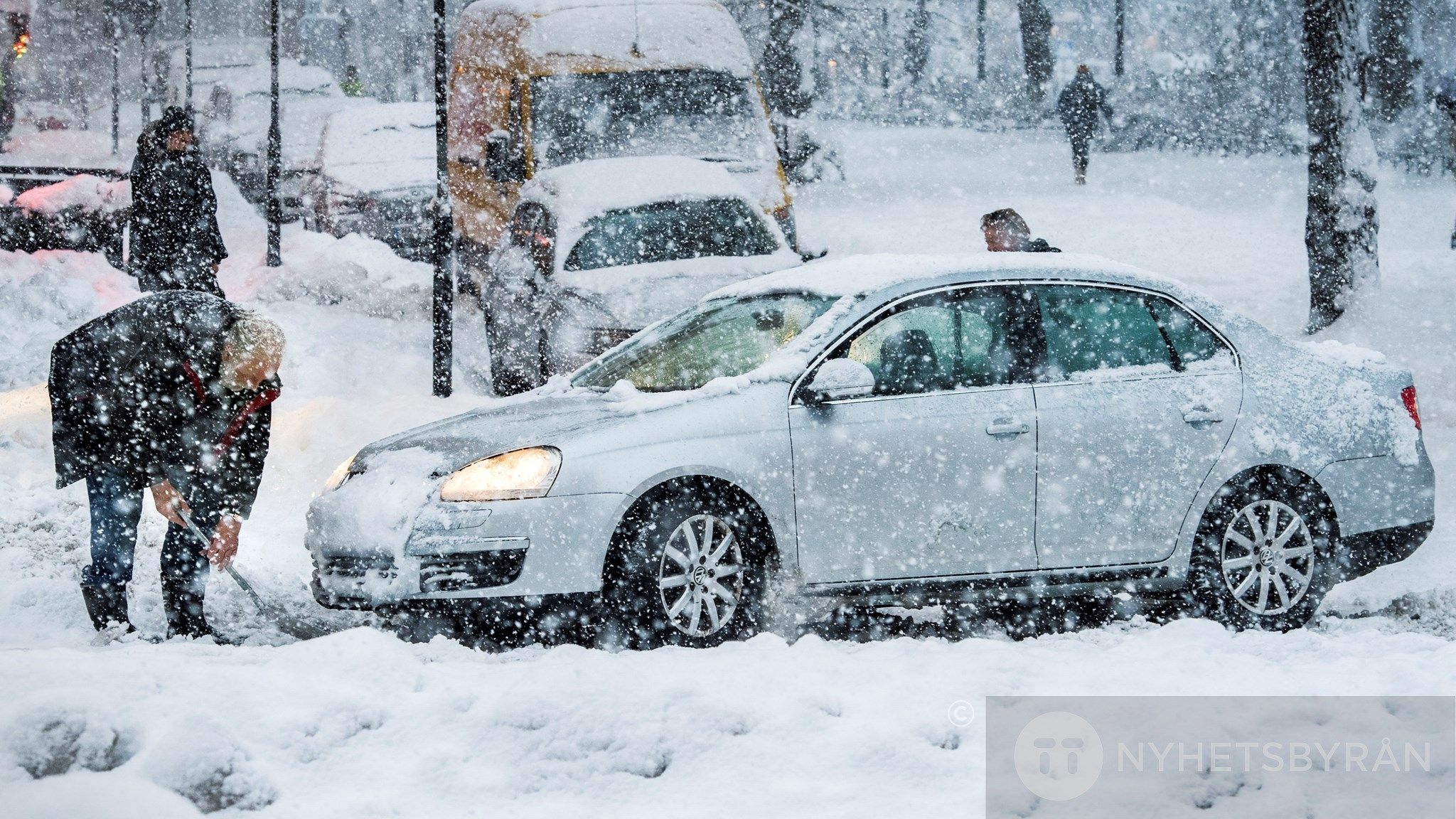 Столицю Швеції завалило снігом