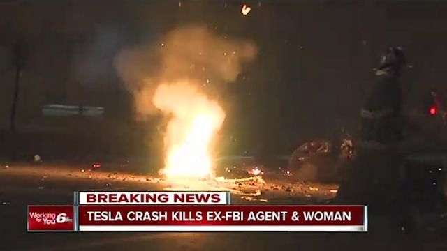 Внаслідок вибуху авто Tesla загинули двоє американців - фото 116007