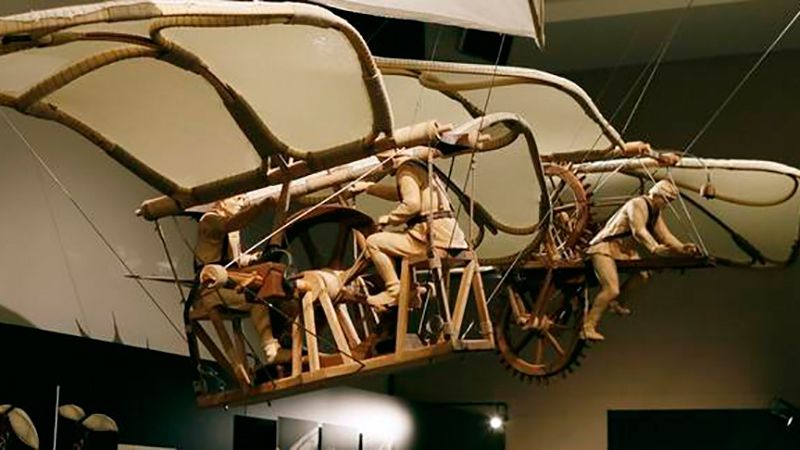 Італійці створили летючий велосипед за проектом да Вінчі