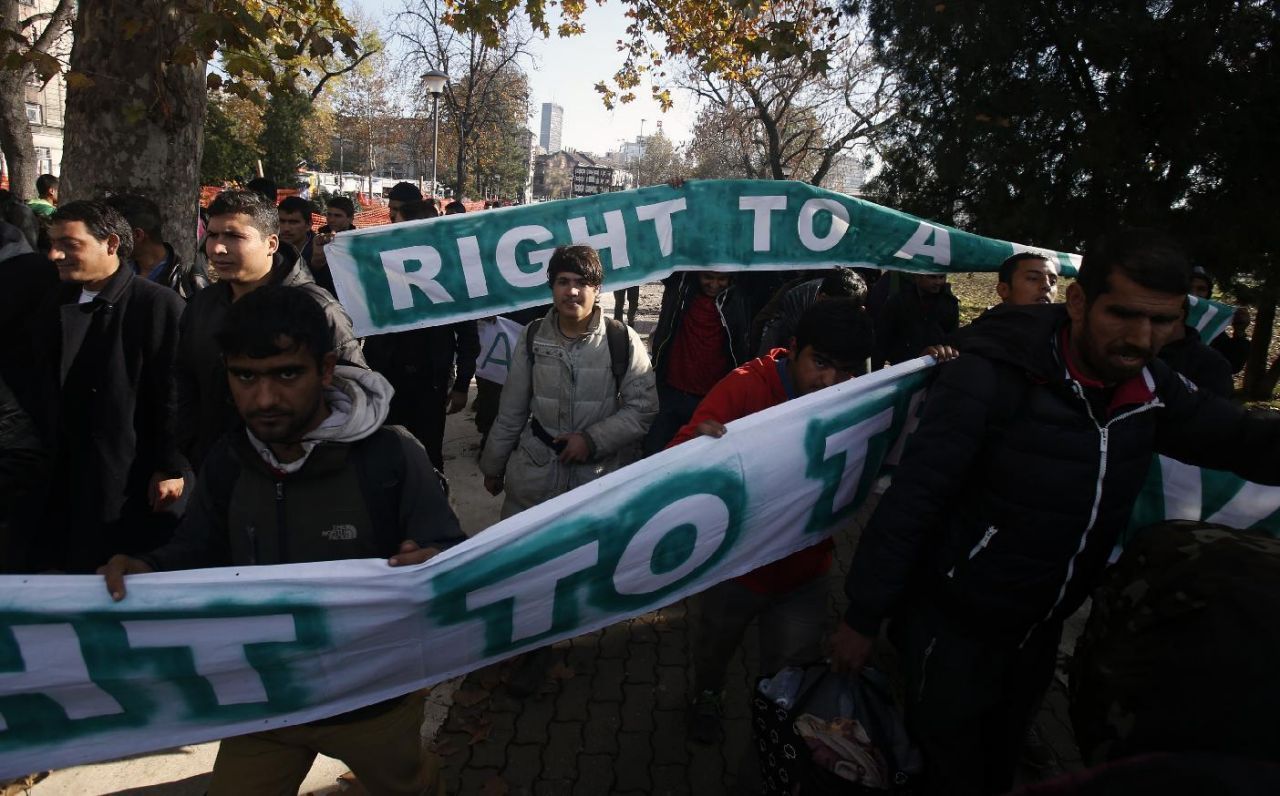 У Сербії протестують мігранти з вимогою пустити їх до ЄС