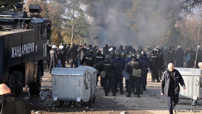 У Болгарії біженці побилися з поліцією