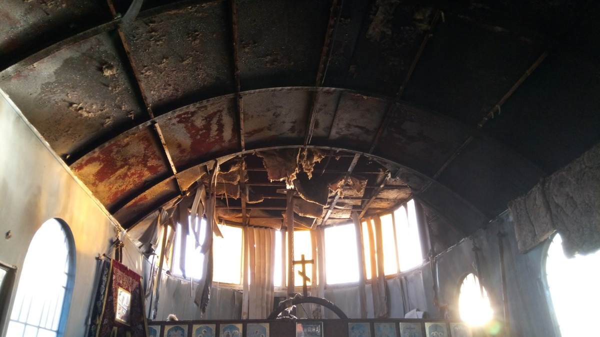 У Маріуполі спалили церкву - фото 1
