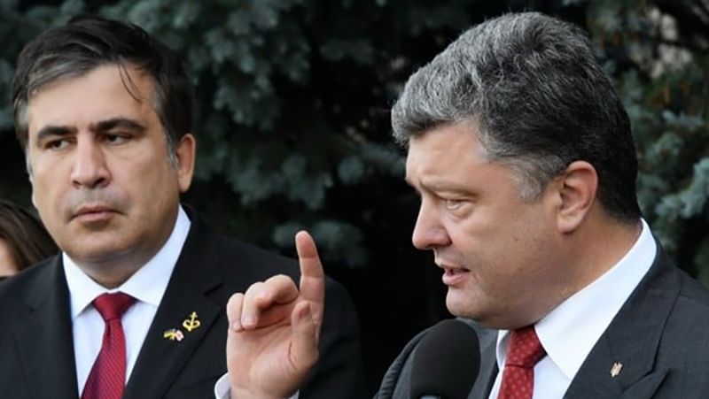 Саакашвілі різко відповів на натяк Порошенка