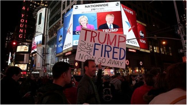 Протест проти Трампа: поліція затримала десятки людей