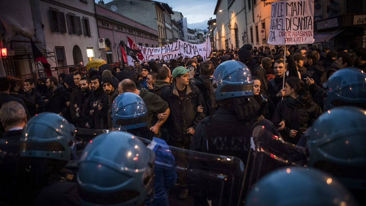 Протести в Італії - фото 1
