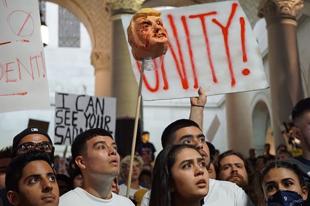 Протест у Лос-Анджелесі - фото 117519