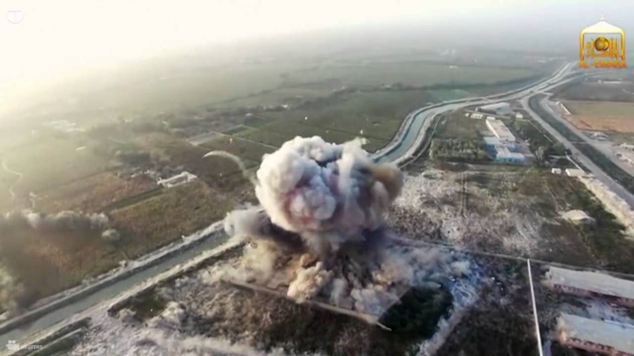 Безпілотник "ІД" зафіксував напад смертників в Іраку (18+)