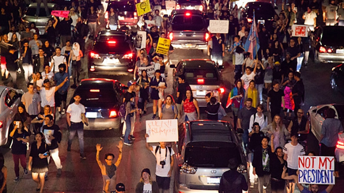 Протест у Лос-Анджелесі - фото 1
