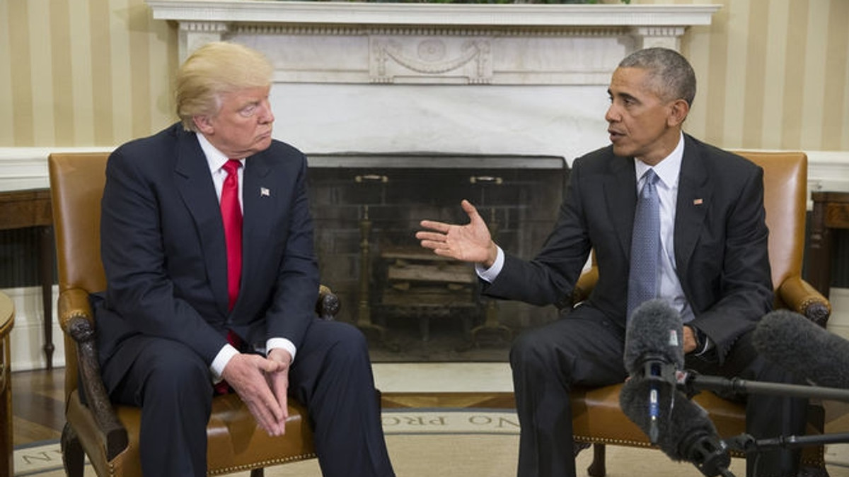 Обама зустрівся з Трампом у Білому Домі - фото 1