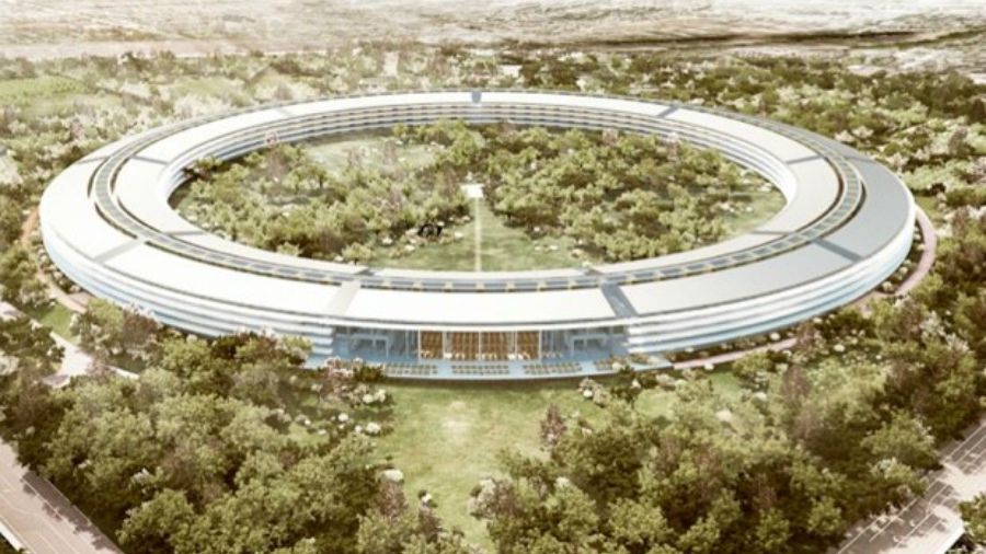З'явилися фото нового космічного офісу Apple