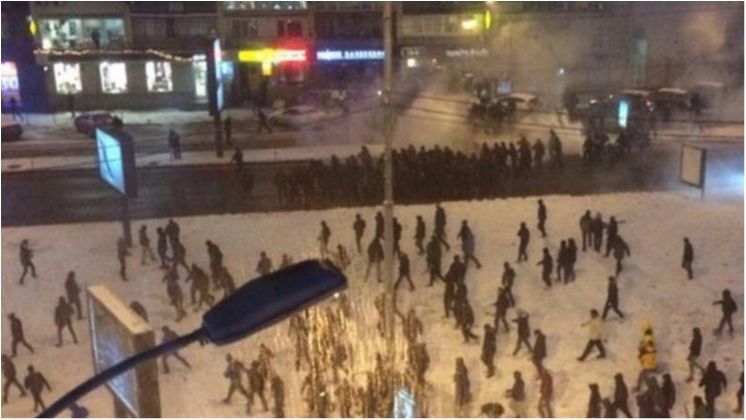 "Динамо" – "Бешикташ": з'явилося відео кривавої бійки фанатів