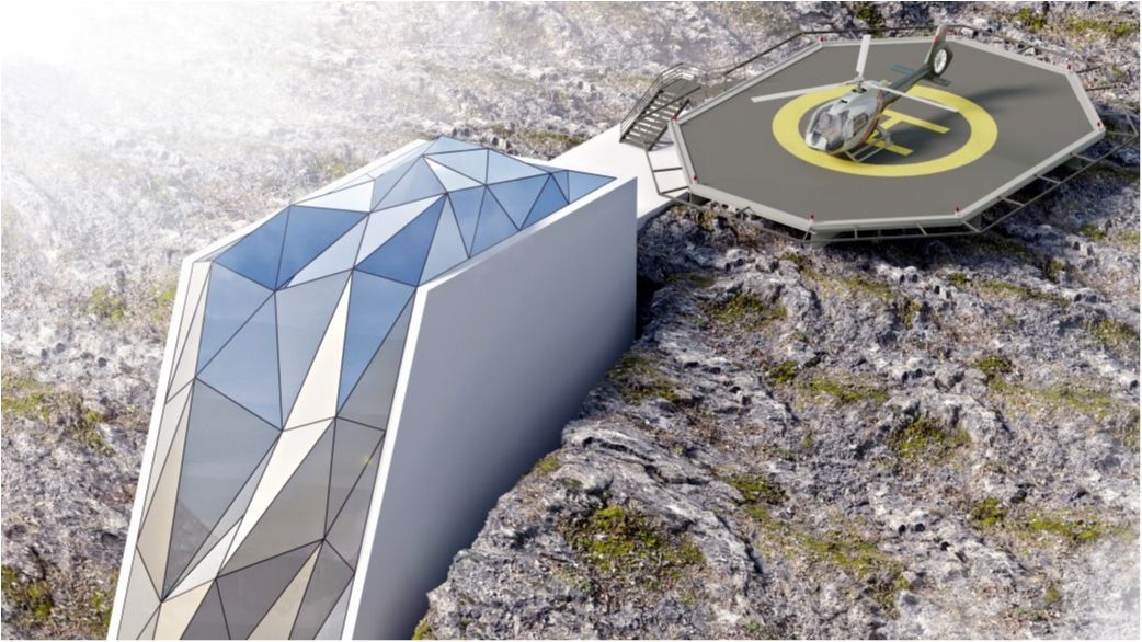 В Австрії побудують готель в горі: вражаючі фото