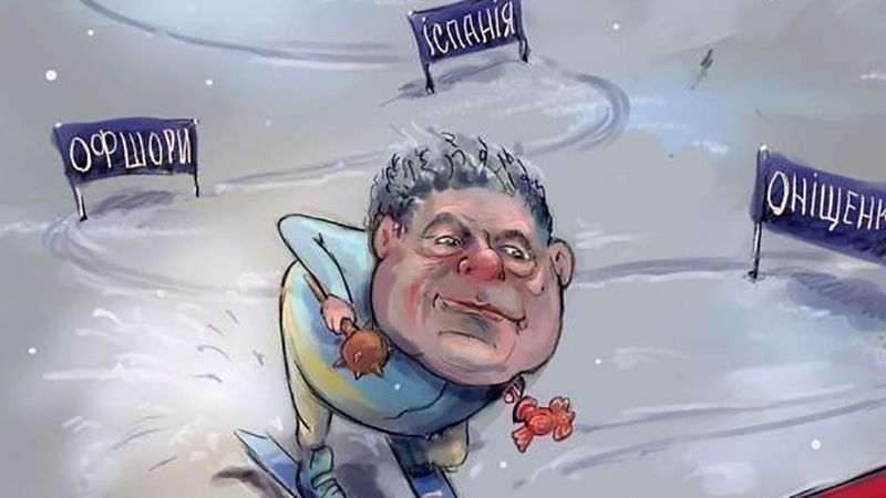 Скандали Порошенка в одній карикатурі