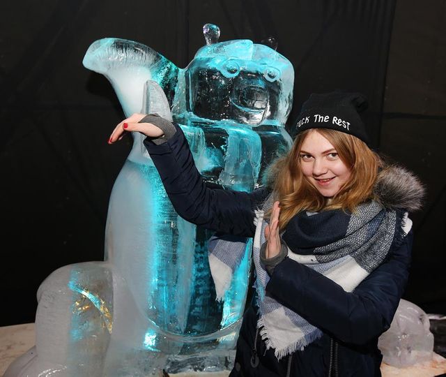 Зимова казка у Львові: у місті відкрили будинок крижаних скульптур - фото 127589