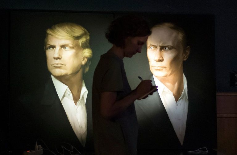 Британський журнал висміяв Трампа і Путіна: фотофакт