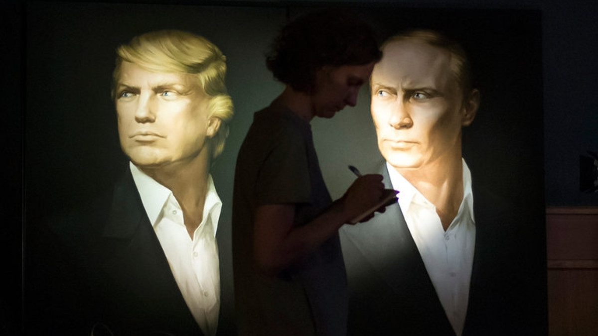 Британський журнал висміяв Трампа і Путіна: фотофакт - фото 1