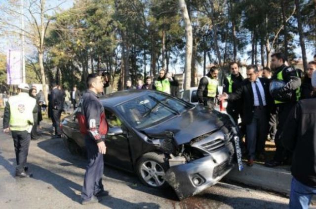 Кортеж Ердогана потрапив в аварію: з'явились фото
