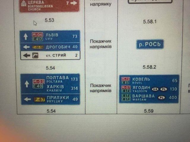 В Україні з’являться нові дорожні знаки - фото 127973
