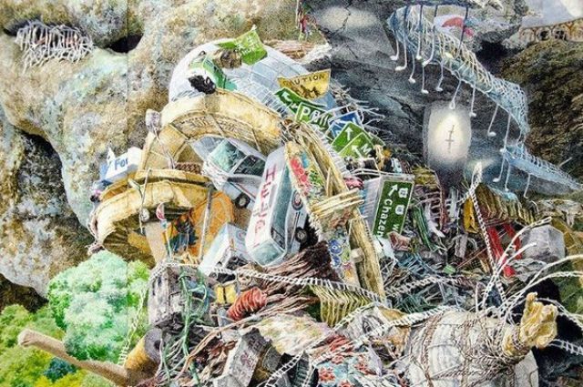 Японець малював неймовірну картину упродовж 3 років - фото 124024