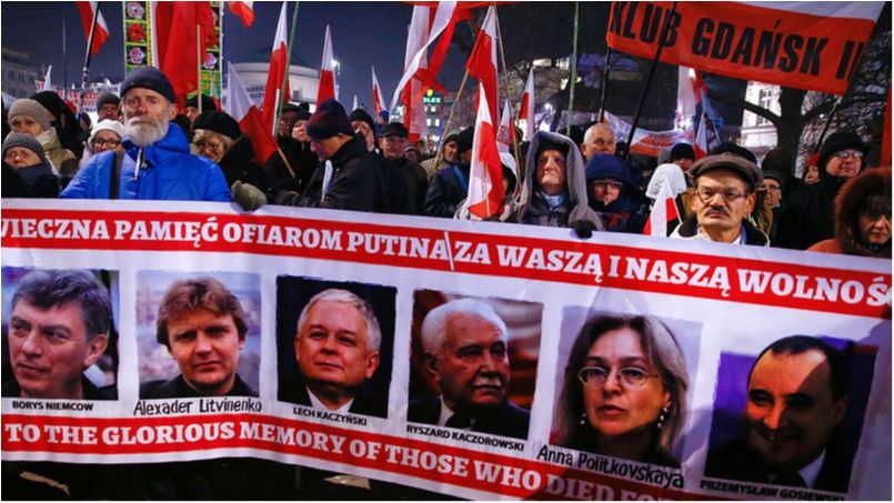 Опубліковано відео розгону мітингувальників у Варшаві