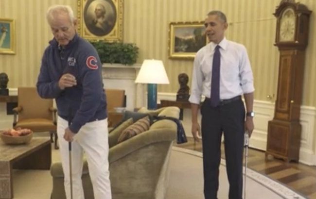 Зірка Голлівуду зіграв у гольф з Обамою в Білому домі