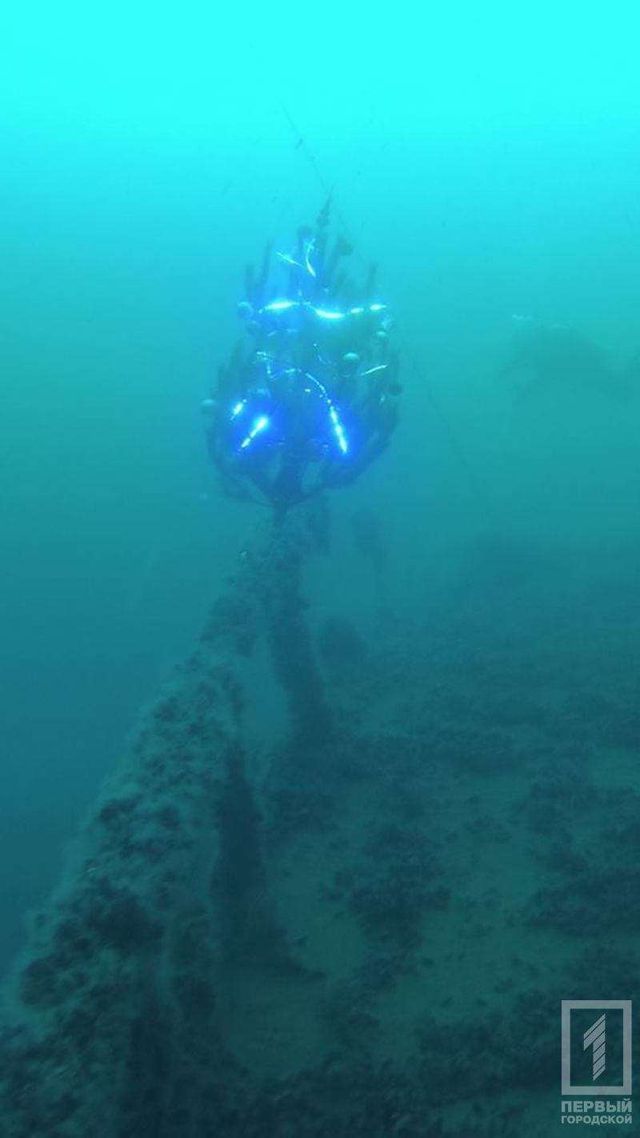 Дайвери встановили ялинку в затонулому судні: дивовижні фото - фото 129914
