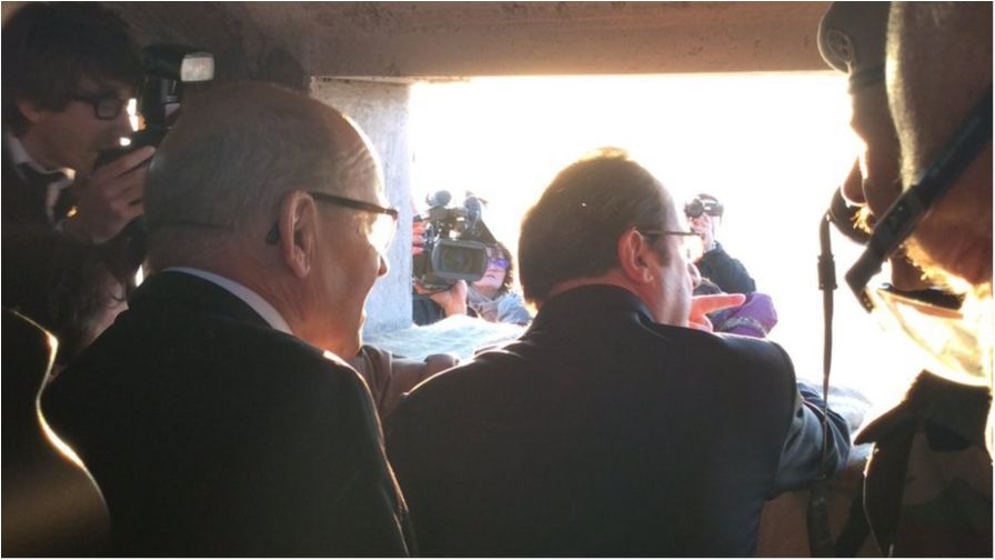 Олланд побував на передовій у Мосулі