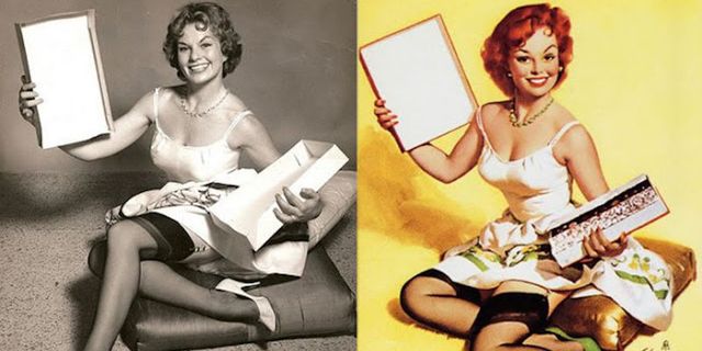 Як виглядали пін-ап леді до редагування - фото 134838