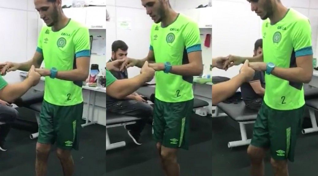 Уцілілий в авіакатастрофі футболіст "Шапекоенсе" зробив перші кроки