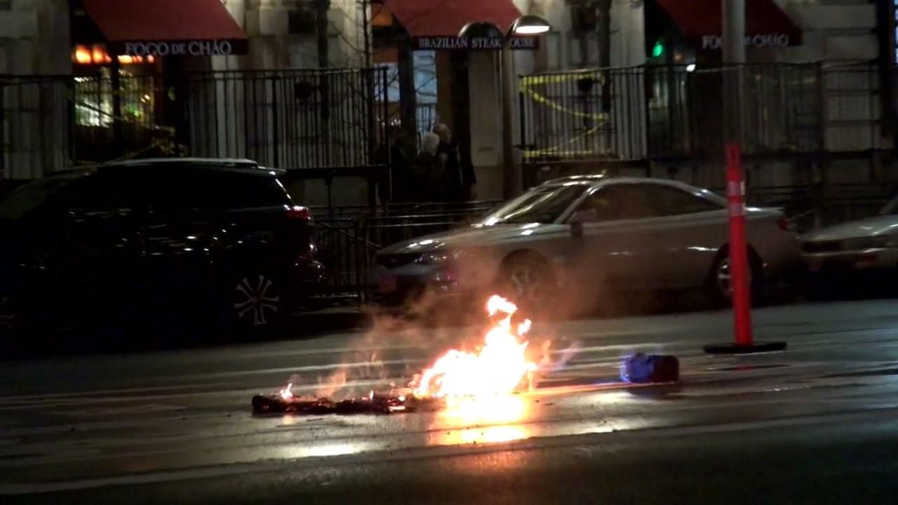 Противник Трампа підпалив себе у Вашингтоні: з'явилося відео