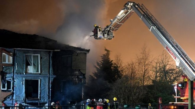 Вибух житлового будинку у Лондоні: з'явилося відео