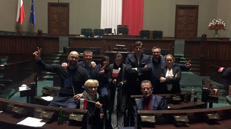 Протест у Сеймі - фото 1