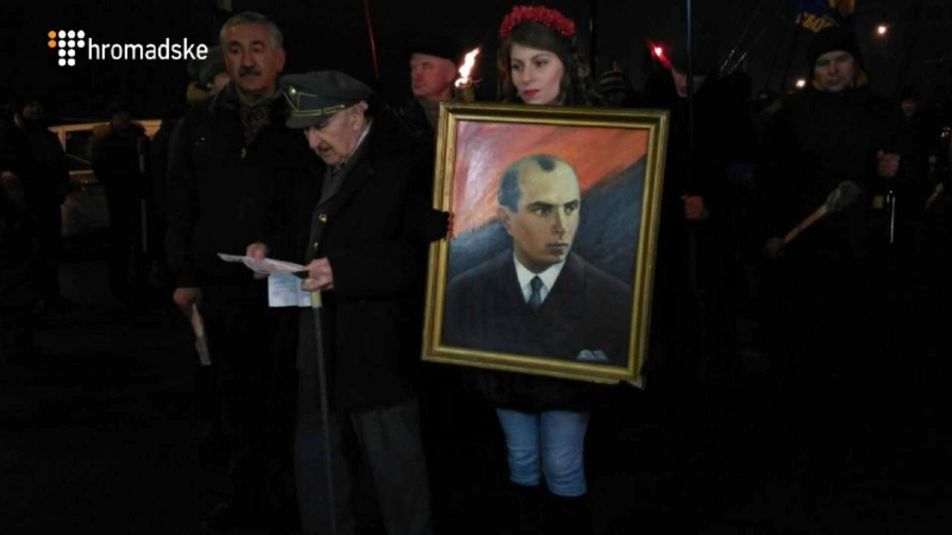 Смолоскипна хода до дня народження Бандери в Києві: повне відео